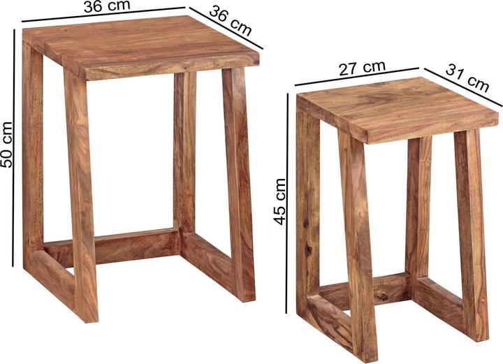 Actual product image Wohnling Mumbai (36 x 36 x 50 cm, 27 x 31 x 45 cm)
