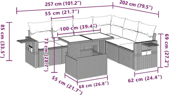Produktbild vidaXL Chaim
