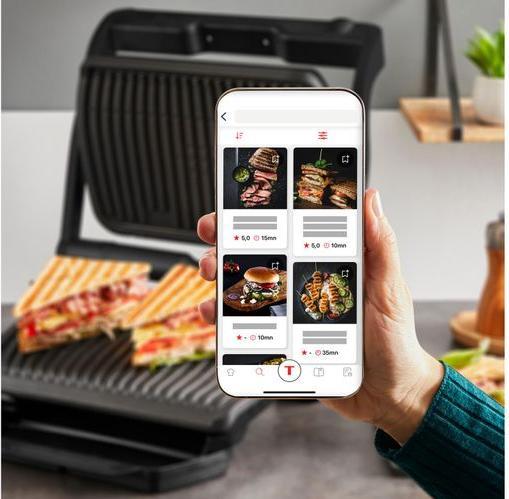 Produktbild Tefal OptiGrill+ Kontaktgrill (GC7178), Schwarz