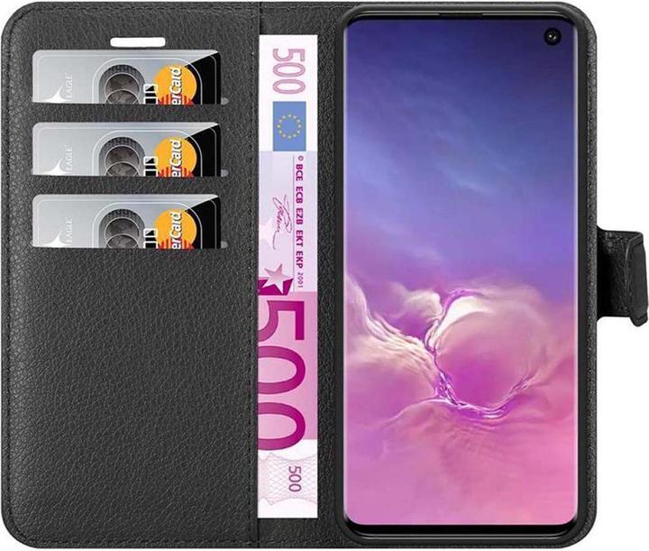 Actual product image Cadorabo Book with stand function cover (Samsung Galaxy S10)