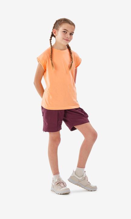 Immagine prodotto Quechua Zip-Off-Hose Kinder Gr. 123–172 Wandern - MH500 bordeaux