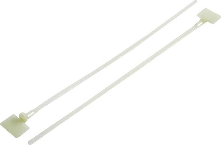 Actual product image Tru Components Cable tie with marking surface (101 mm, 100 pcs.)