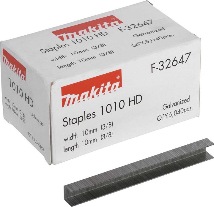 Immagine prodotto Makita Punti metallici da 10mm galvanizzati per la puntatrice a batteria