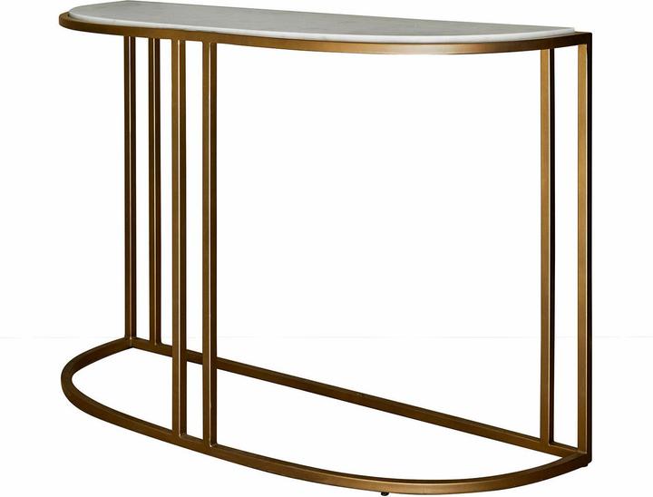 Loberon Konsole Soréline antikgold/weiss (80)