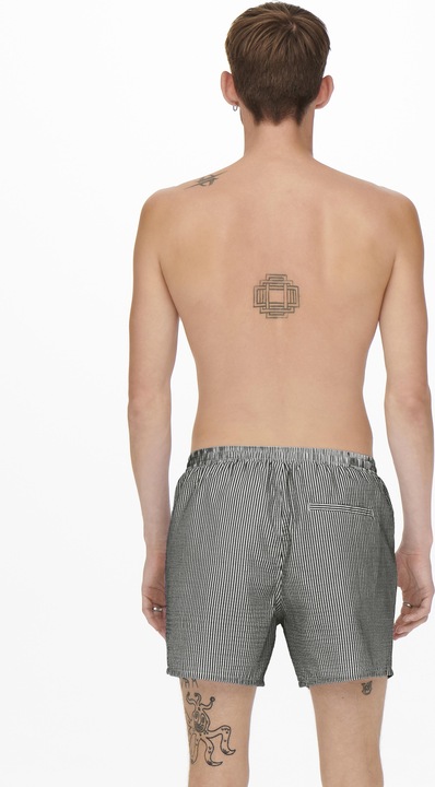 Image du produit Only & Sons Onsted Stripe Seersucker Swim Noos (M)