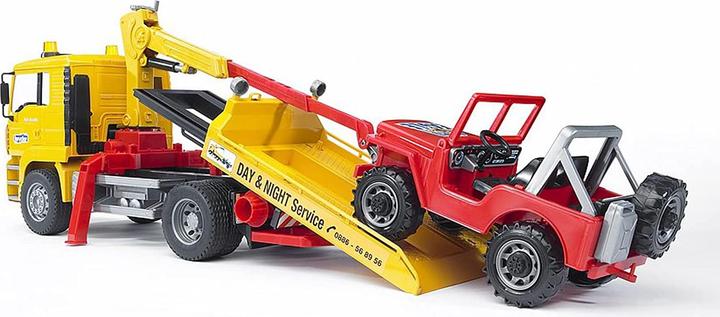 Produktbild Bruder Man Abschlepp-LKW mit Geländewagen