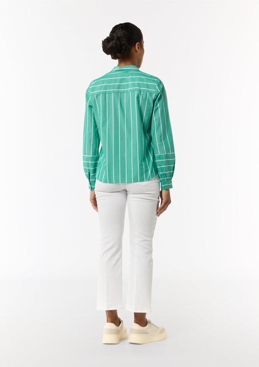 Immagine prodotto Comma Bluse Gestreifte Hemdbluse mit Manschetten und Teilungsnaht (36)