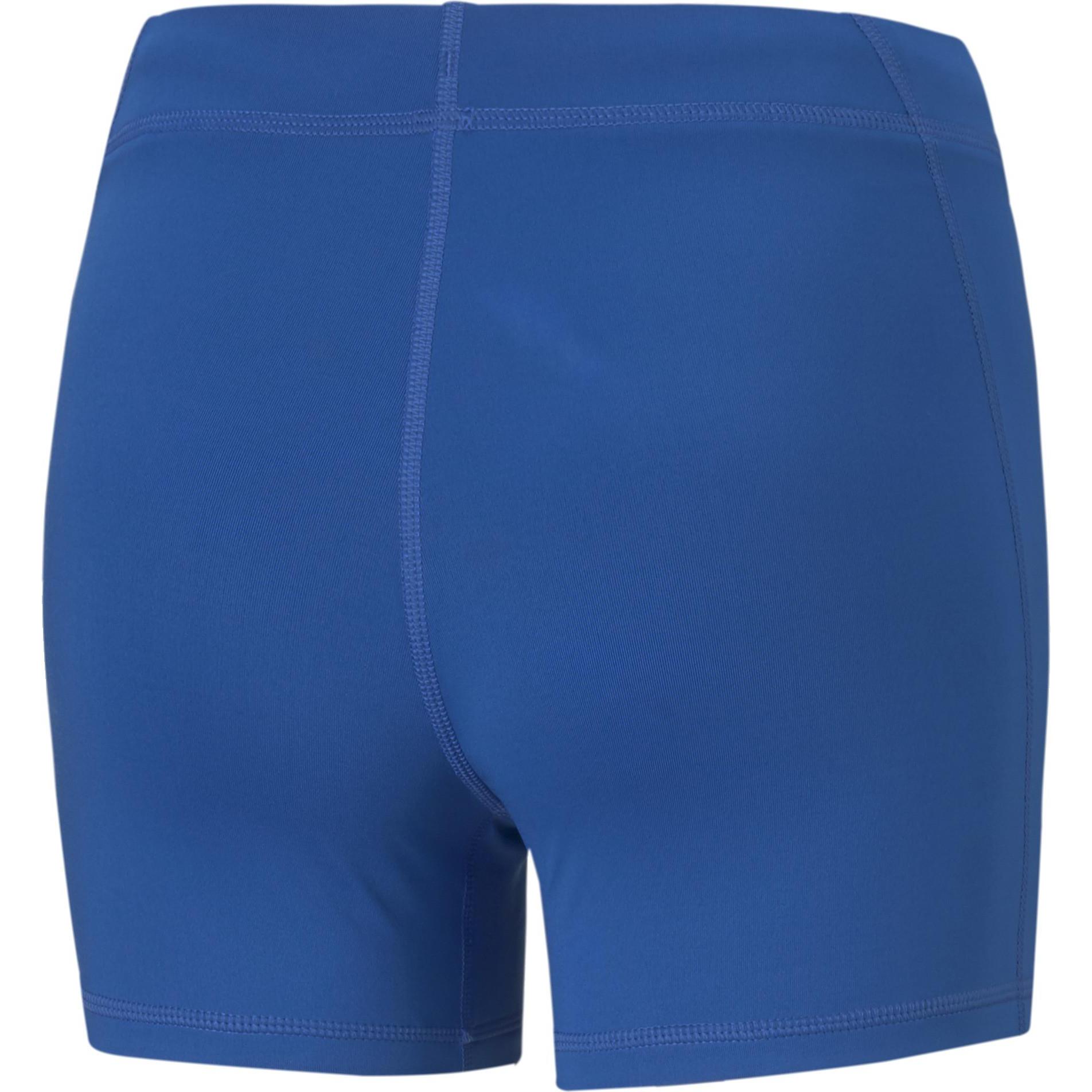 Thumbnail - Puma, Damen, Sporthose, Cross the Line Sht Tght W2.0-519671 (XL), Blau, XL