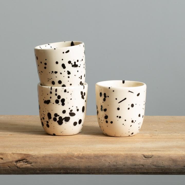 Actual product image Atelier Agave Espresso Cup Black Dots (80 ml)