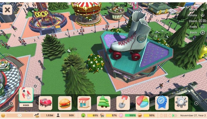 Actual product image Atari RollerCoaster Tycoon Adventures Deluxe (PS5, DE)