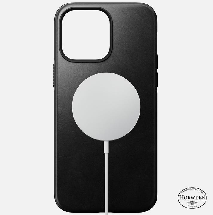 Immagine prodotto Nomad Cover posteriore in pelle moderna Horween per iPhone 14 Pro Max Nero (Apple iPhone 14 Pro Max)