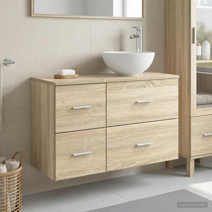 Produktbild vidaXL Badezimmerschrank Set