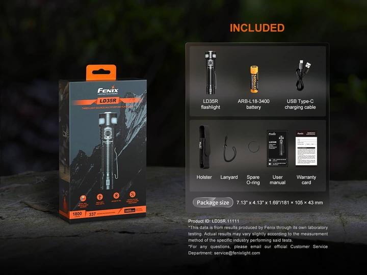 Produktbild Fenix LD35R (13.60 cm, 1800 lm)