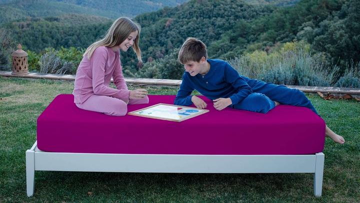 Produktbild B-Sensible Fixleintuch mit Wasserundurchlässiger Baby 70/140 Fuchsia (70 x 140 cm)