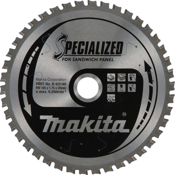 Makita SPECIALIZED Saw Blade 165x20x42Z