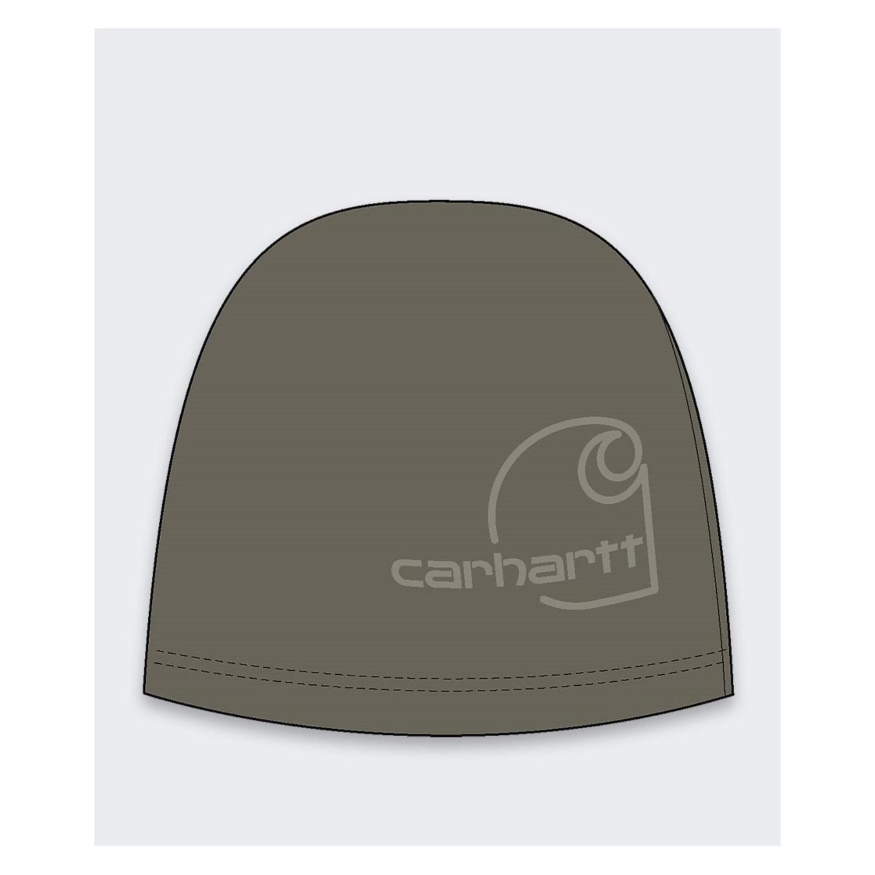 Carhartt, Herren, Mütze, Fleecemütze In Staubigem Olivgrün Mit Prägung, Grün, (One Size)