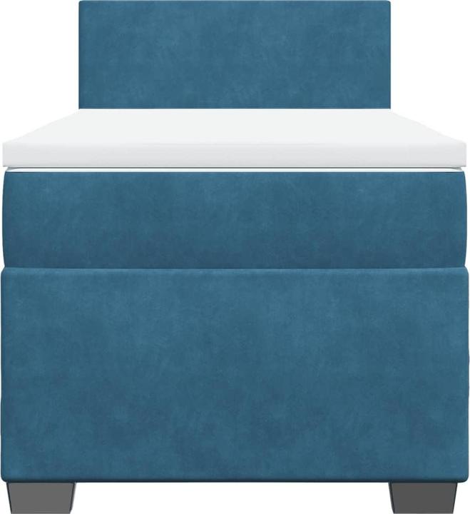 Produktbild vidaXL Bo x springbett mit Matratze 200 x 200 cm Samt (200 x 200 cm)