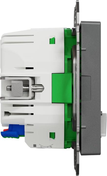 Actual product image Merten SCHUKO 16A socket outlet System M anthracite