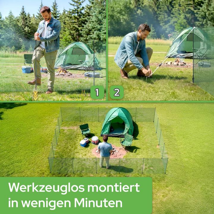 Produktbild Arebos Mobiles Begrenzungszaun