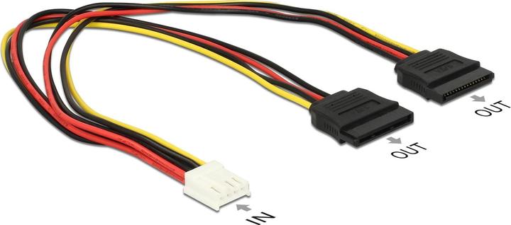Produktbild Delock Netzteil 4-Pin-Mini-Stromversorgungsstecker (R) bis SATA Leistung (R)
