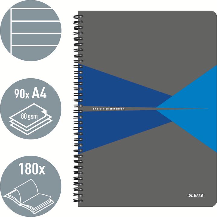 Actual product image Leitz Notebook Office PP (A4, Lined, Soft cover)