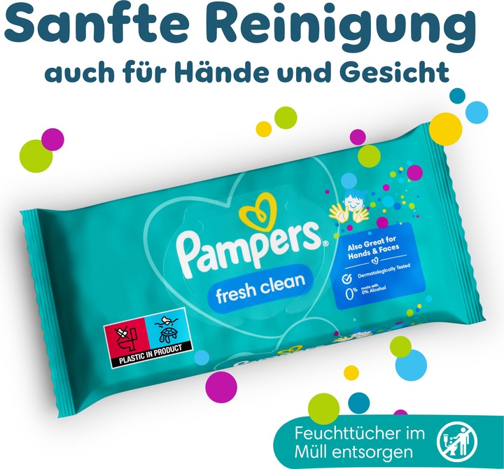 Produktbild Pampers Fresh Clean (624 Stück)