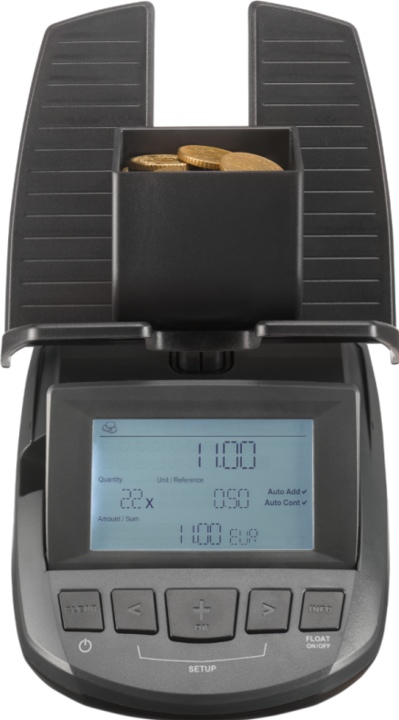 Produktbild ratiotec Geldwaage RS 2000 (Made in Germany) (Geldscheinzähler, Münzzähler)