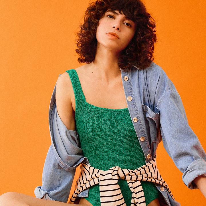 Produktbild La Redoute Collections Jeanshemd mit langen Ärmeln (48)