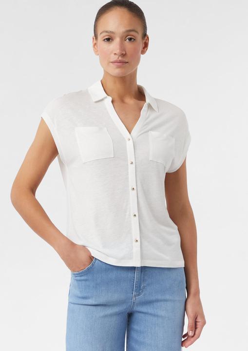 Image du produit Comma T-Shirt Ärmelloses Jersey-Shirt mit aufgesetzten Taschen (40)