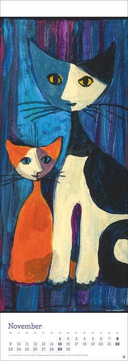Image du produit Rosina Wachtmeister Vertical Kalender 2026 (24,5 x 69 cm, Couverture rigide, Allemand)