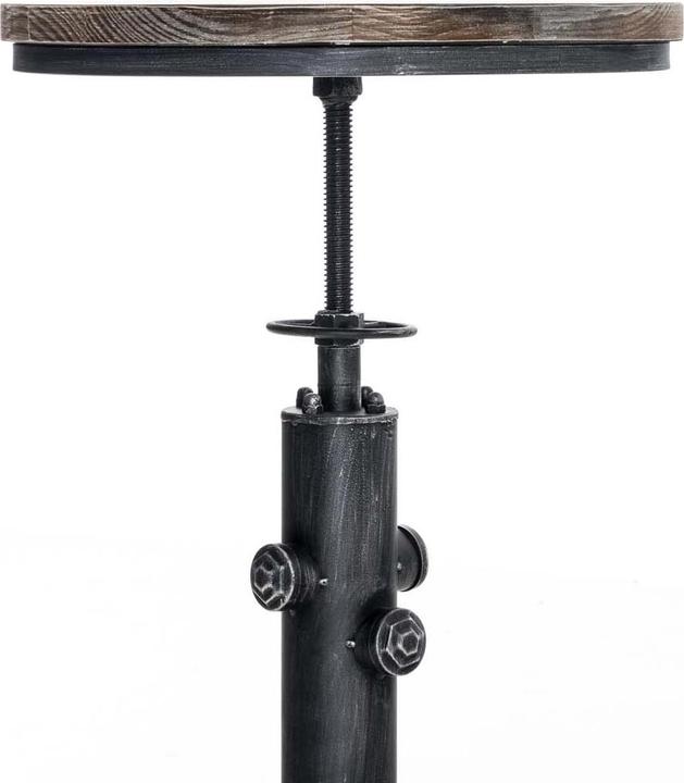 Immagine prodotto CLP Tavolo da bar Lumos, legno, argento antico