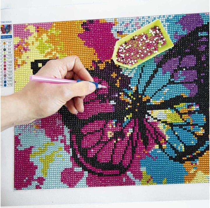 Actual product image Craze DIAMOND PAINTING Butterfly