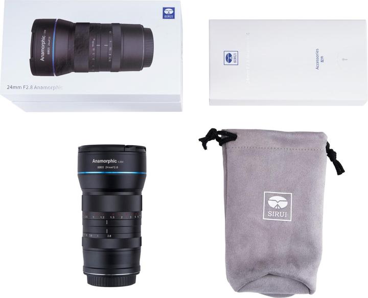 Actual product image Sirui 24mm Anamorphic, E-Mount (Sony E, APS-C / DX)