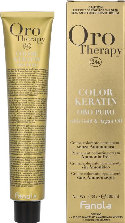 Image du produit Fanola Color Keratin Oro Puro 4/14 Cacao 100ml (4.14 brun moyen cacao)