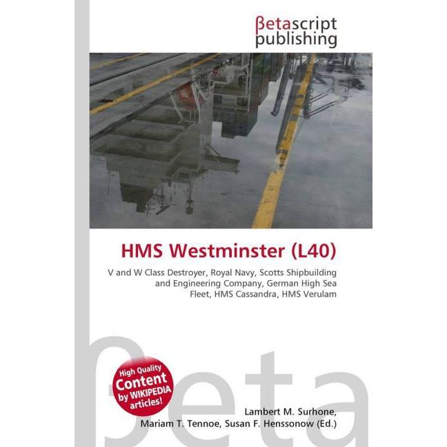 HMS Westminster (L40), Fachbücher