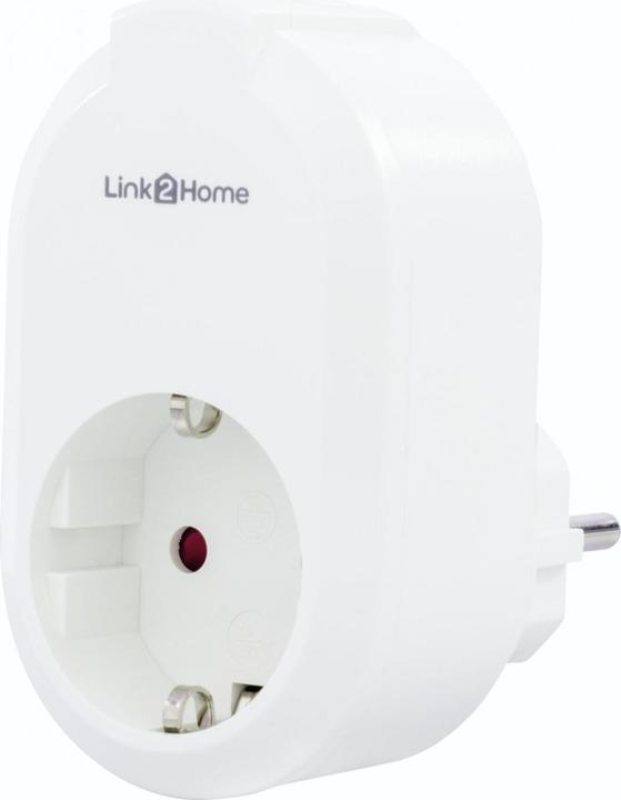 REV 2x1 Link2Home Steckdose Zeitschaltuhr weiss