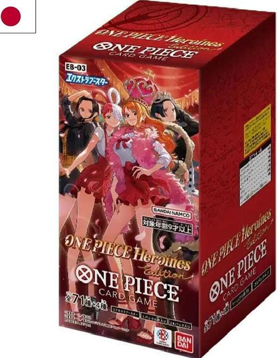 Actual product image Bandai One Piece JPN Heroines Edition EB-03 Box 24 Buste (Japanese, Booster display)