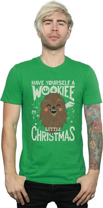 Image du produit Star Wars - T-shirt WOOKIEE LITTLE CHRISTMAS - Homme (XL)