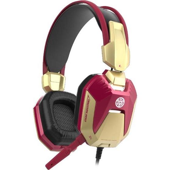 Blue EHS908 (Kabelgebunden), Gaming Headset, Schwarz, Rot, Gold