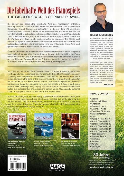 Produktbild Die fabelhafte Welt des Pianospiels Vol. 2 mit CD (Deutsch, Englisch, Erland Sjunnesson, Helmut Hage, 2014)