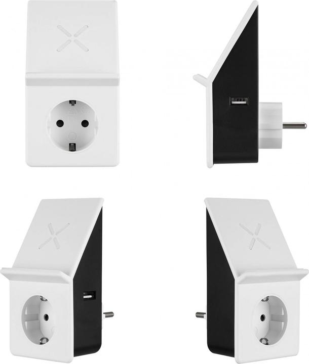 Actual product image REV USB Charging Adapter with Wireless Charging + 1x power socket (10 W)