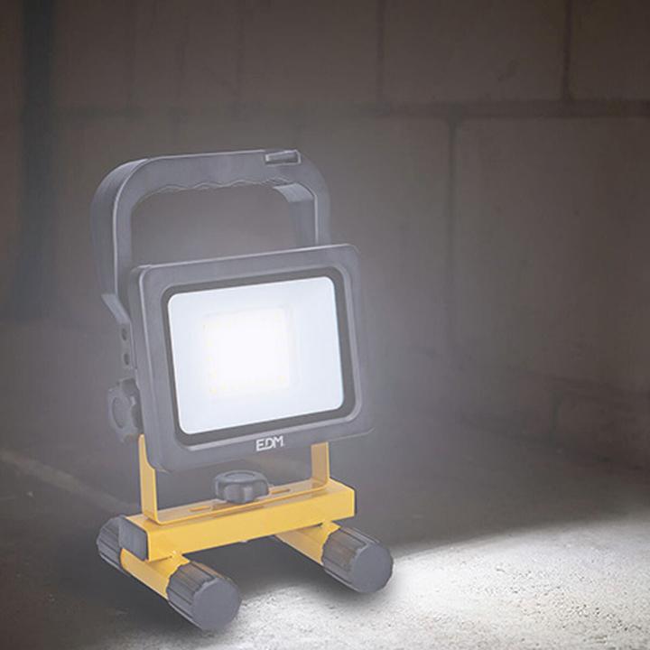 Actual product image EDM LED-Strahler 36130 20 W 1000 Lm 2000 Lm Aufladbar (1000 lm)