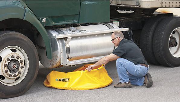 Actual product image Justrite Emergency folding tub POP-UP