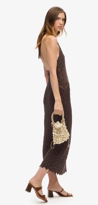 Produktbild Superdry Häkel-Maxikleid mit Nackenträger (L)
