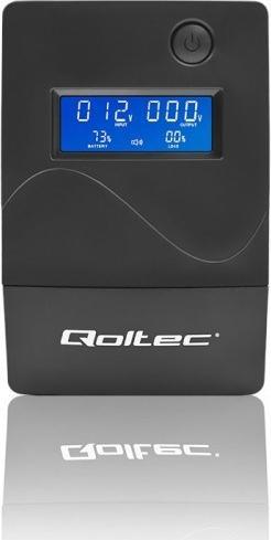 Produktbild Qoltec 53980 UPS Monolith 1000VA 600W (1 VA, 600 W, Line-Interaktiv USV)