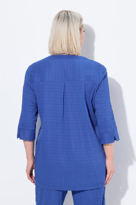 Produktbild Ulla Popken Bubble-Tunika, Biesen, Herzausschnitt, 3/4-Arm (42, 44)