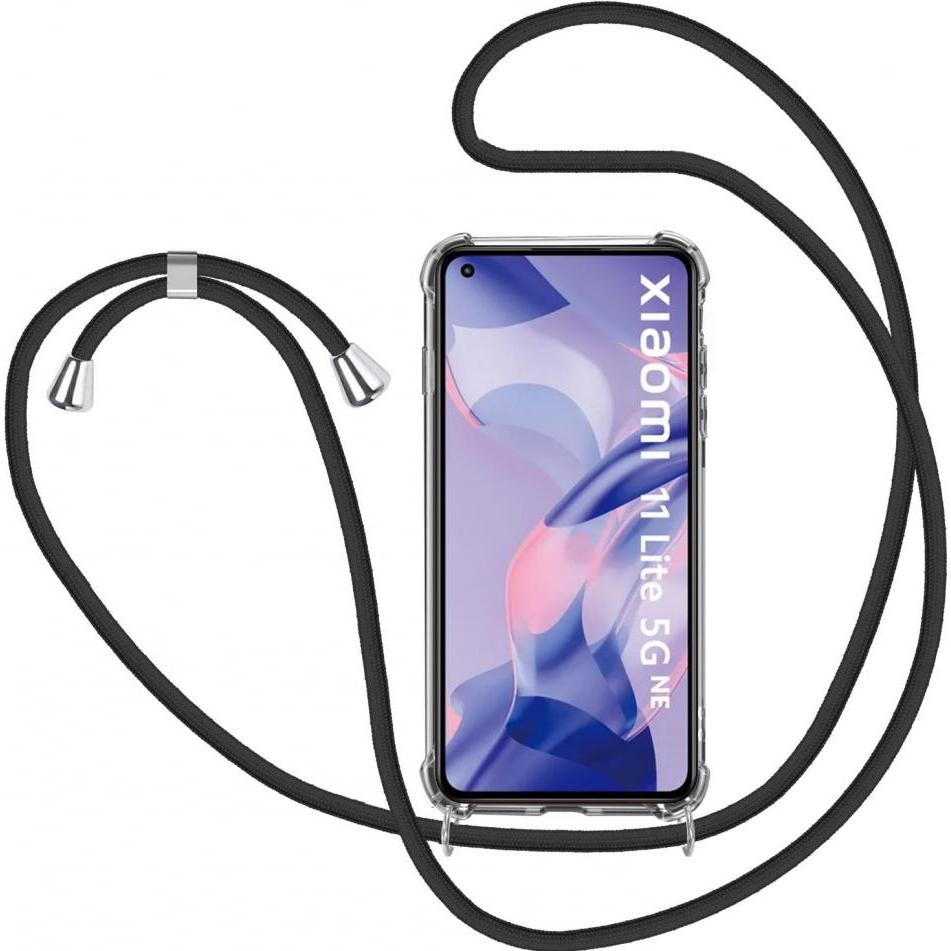 Screenguard Xiaomi 11 Lite 5G NE Loopster Necklace Hülle, Handykette, Transparent
