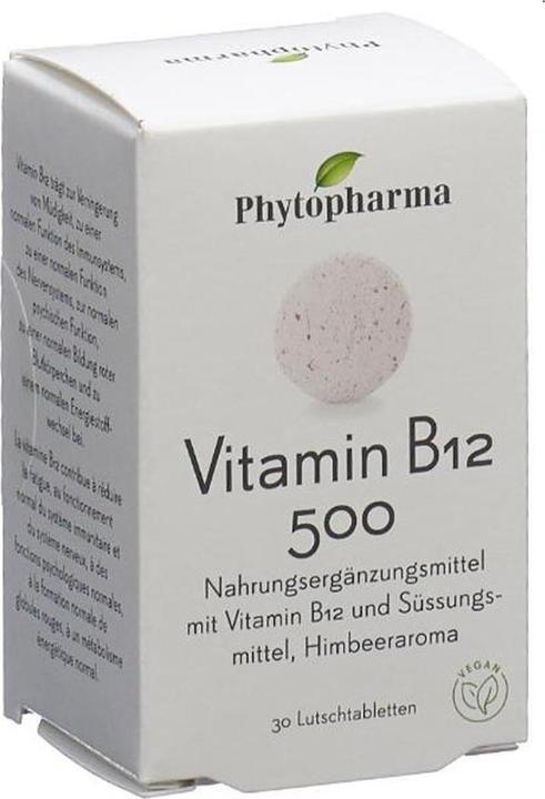 Phytopharma Vitamine B12 Lutschtablette 500 mcg (30 pièce(s), Cachets, 40 g)