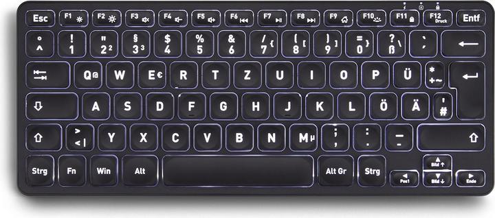 Immagine prodotto Perixx PERIBOARD-732B IT Mini-tastiera wireless con retroilluminazione (Germania, Senza fili)