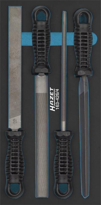 Produktbild HAZET Feilen Satz 163-426/4 ∙ Anzahl Werkzeuge: 4 (342 mm)